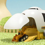 2-in-1 STEM Lernspielzeug, Konstruktionsset als Transporter Flugzeug oder Baufahrzeug, Zerlegbares DIY Bauset für Jungen und Mädchen ab 3 Jahre - Image 6