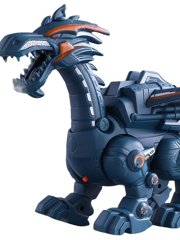 Elektrischer Dinosaurier Spielzeug mit Nebel-Spray, Lauf- & Soundeffekten – Realistischer Flugsaurier Modell mit Licht, Gehen & Brüllen – Geschenk für Jungen/Mädchen 3-6 Jahre