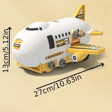 2-in-1 STEM Lernspielzeug, Konstruktionsset als Transporter Flugzeug oder Baufahrzeug, Zerlegbares DIY Bauset für Jungen und Mädchen ab 3 Jahre - Image 3