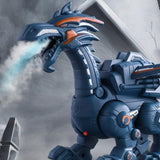 Elektrischer Dinosaurier Spielzeug mit Nebel-Spray, Lauf- & Soundeffekten – Realistischer Flugsaurier Modell mit Licht, Gehen & Brüllen – Geschenk für Jungen/Mädchen 3-6 Jahre - Image 2