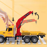 1/18 Großes Abschleppwagen Spielzeug für Jungen ab 4 Jahren, 15 Zoll Rescue Tow Truck mit Licht & Sound, ABS Plastik, Spielzeugauto inklusive, Realistische Rettungsaktionen, Tragbar & Leicht - Image 5