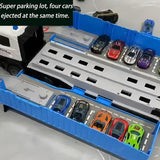 LKW-Rennstrecke Spielzeug für Kleinkinder, faltbare 3-Ebenen-Rennbahn, Spielzeug-LKW mit Transportauto & 8 Rennwagen, Geschenk für Jungen und Mädchen ab 3 4 5 6 Jahren Weihnachtsgeschenk - Image 2