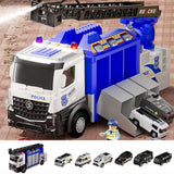 Fire Rescue Truck Set with Mini Cars - Image 9
