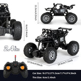 4WD RC Geländeauto für Kinder, Hochgeschwindigkeits Offroad Auto mit Metall-Chassis, Starke Leistung & Stoßschutz, Geschenk für Jungen ab 6-12 Jahre - Image 9