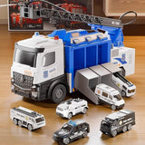 Fire Rescue Truck Set with Mini Cars - Image 5