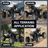 4WD RC Geländeauto für Kinder, Hochgeschwindigkeits Offroad Auto mit Metall-Chassis, Starke Leistung & Stoßschutz, Geschenk für Jungen ab 6-12 Jahre - Image 4