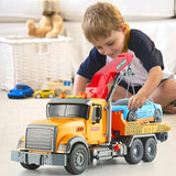 1/18 Großes Abschleppwagen Spielzeug für Jungen ab 4 Jahren, 15 Zoll Rescue Tow Truck mit Licht & Sound, ABS Plastik, Spielzeugauto inklusive, Realistische Rettungsaktionen, Tragbar & Leicht - Image 9
