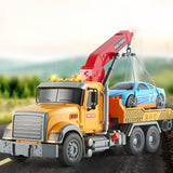 1/18 Großes Abschleppwagen Spielzeug für Jungen ab 4 Jahren, 15 Zoll Rescue Tow Truck mit Licht & Sound, ABS Plastik, Spielzeugauto inklusive, Realistische Rettungsaktionen, Tragbar & Leicht - Image 2