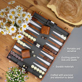 Backgammon Brettspiel-Set aus Holz - Image 7