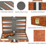 Backgammon Brettspiel-Set aus Holz - Image 8