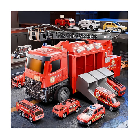 Feuerwehr Katapultbahn mit 6 Spuren